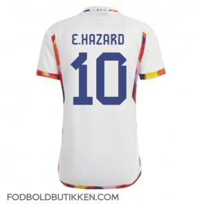 Belgien Eden Hazard #10 Udebanetrøje VM 2022 Kortærmet